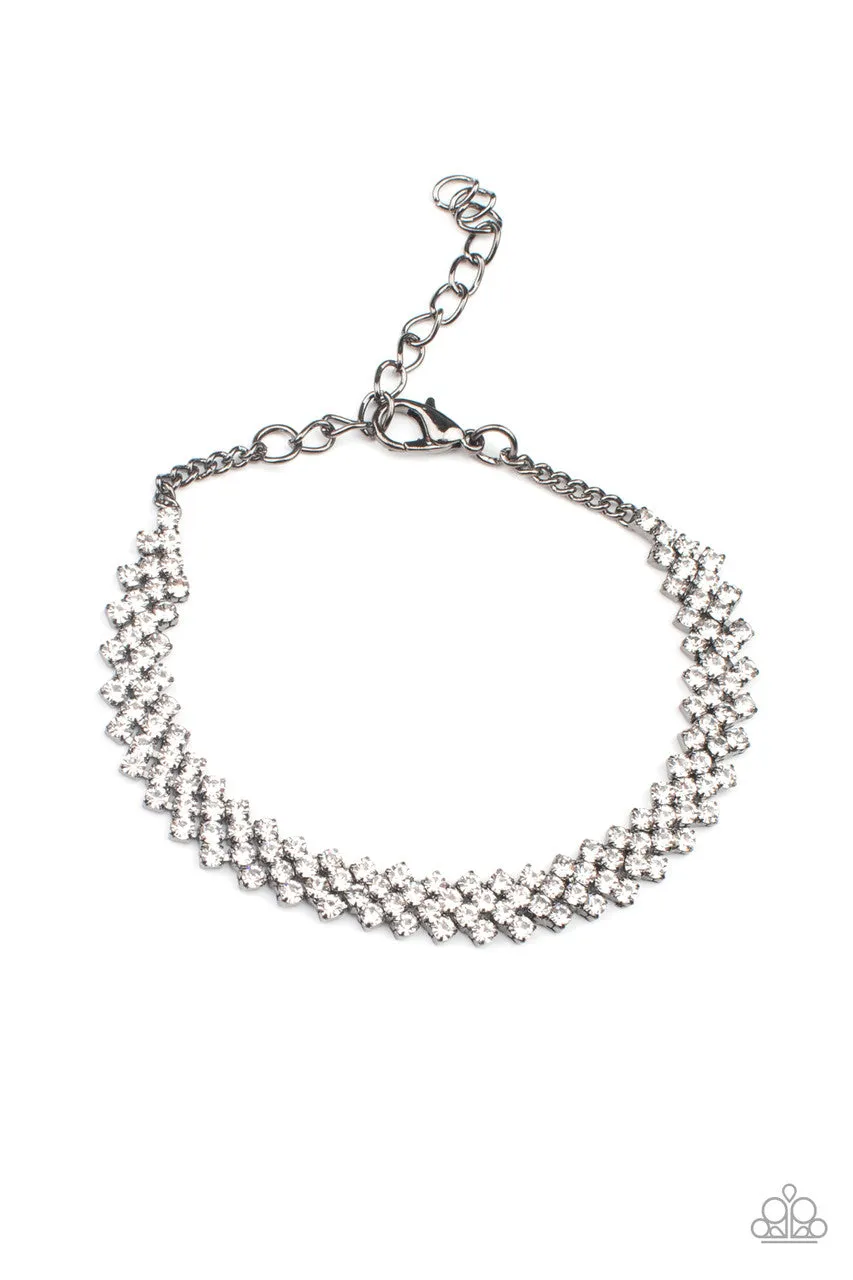Chicly Candescent Black Paparazzi Bracelet