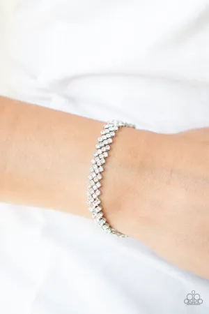 Chicly Candescent White Paparazzi Bracelet