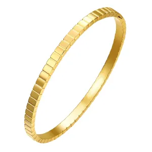 Classic Sleek Bangle – 18K Gold