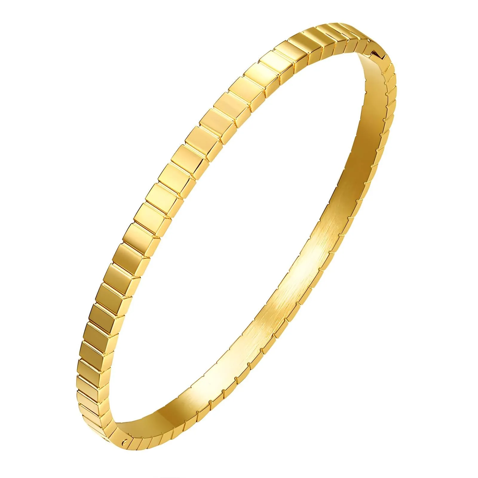 Classic Sleek Bangle – 18K Gold