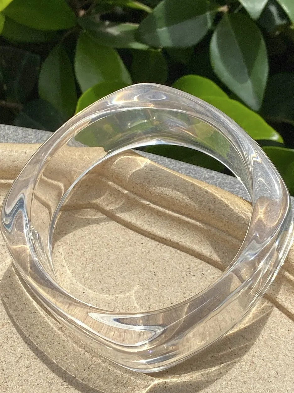 Clear Chunky Bracelets