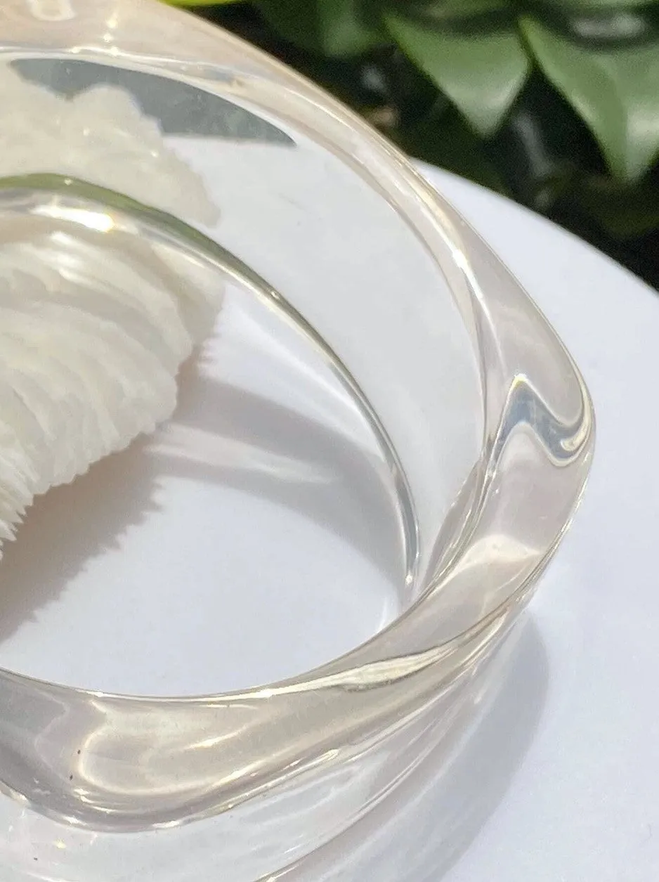 Clear Chunky Bracelets