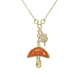 CONNECTED MUSHROOM NECKLACE