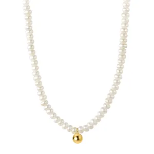 Contemporary Chain Necklace in 18K Gold Plated Steel