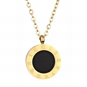 Contemporary Chain Necklace in 18K Gold Plated Steel