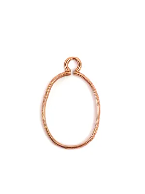 Copper crimp bezel cap , Sku#CP9127