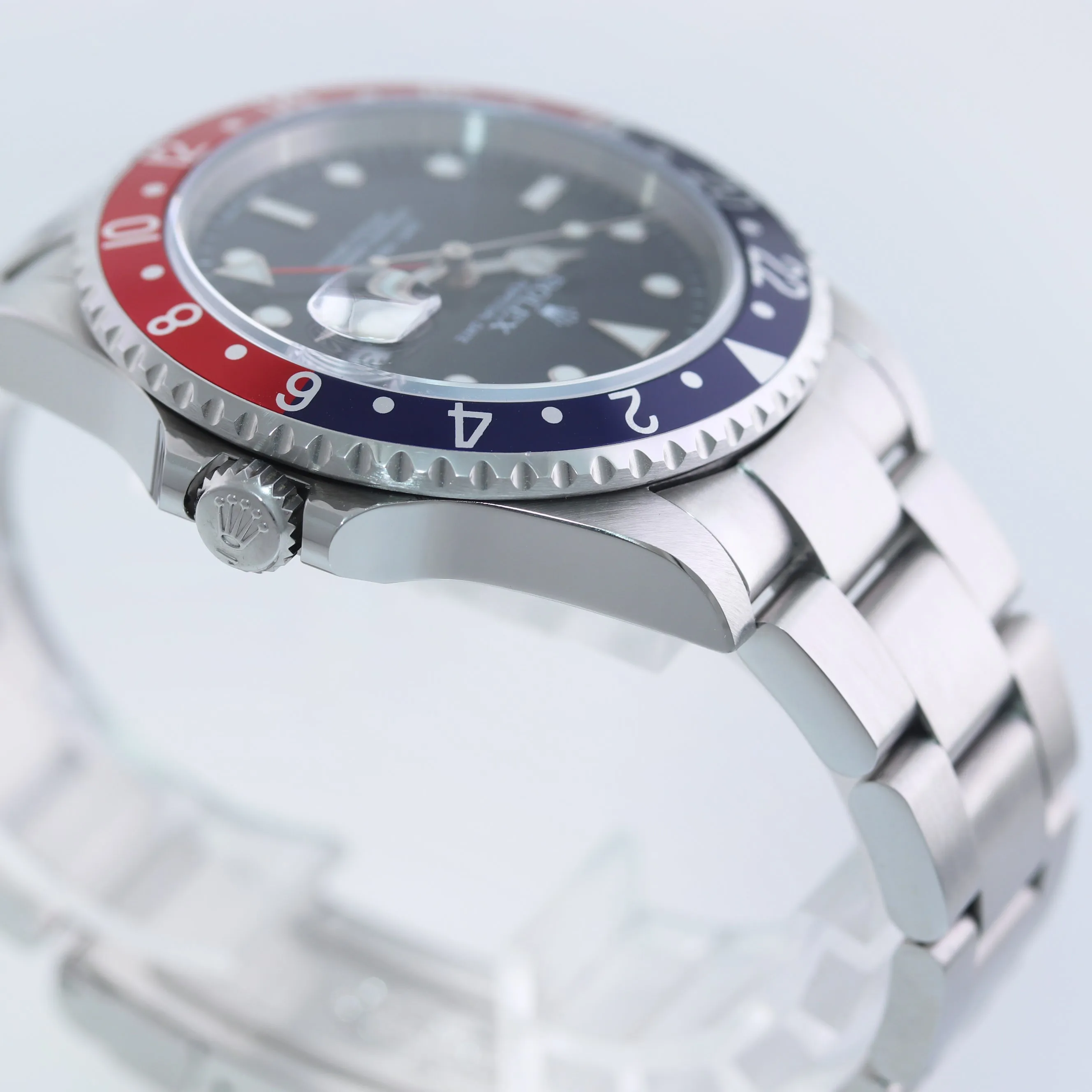 Copy of UNPOLISHED PAPERS 2008 Rolex GMT-Master II PEPSI 3186 Steel Blue 16710 Watch
