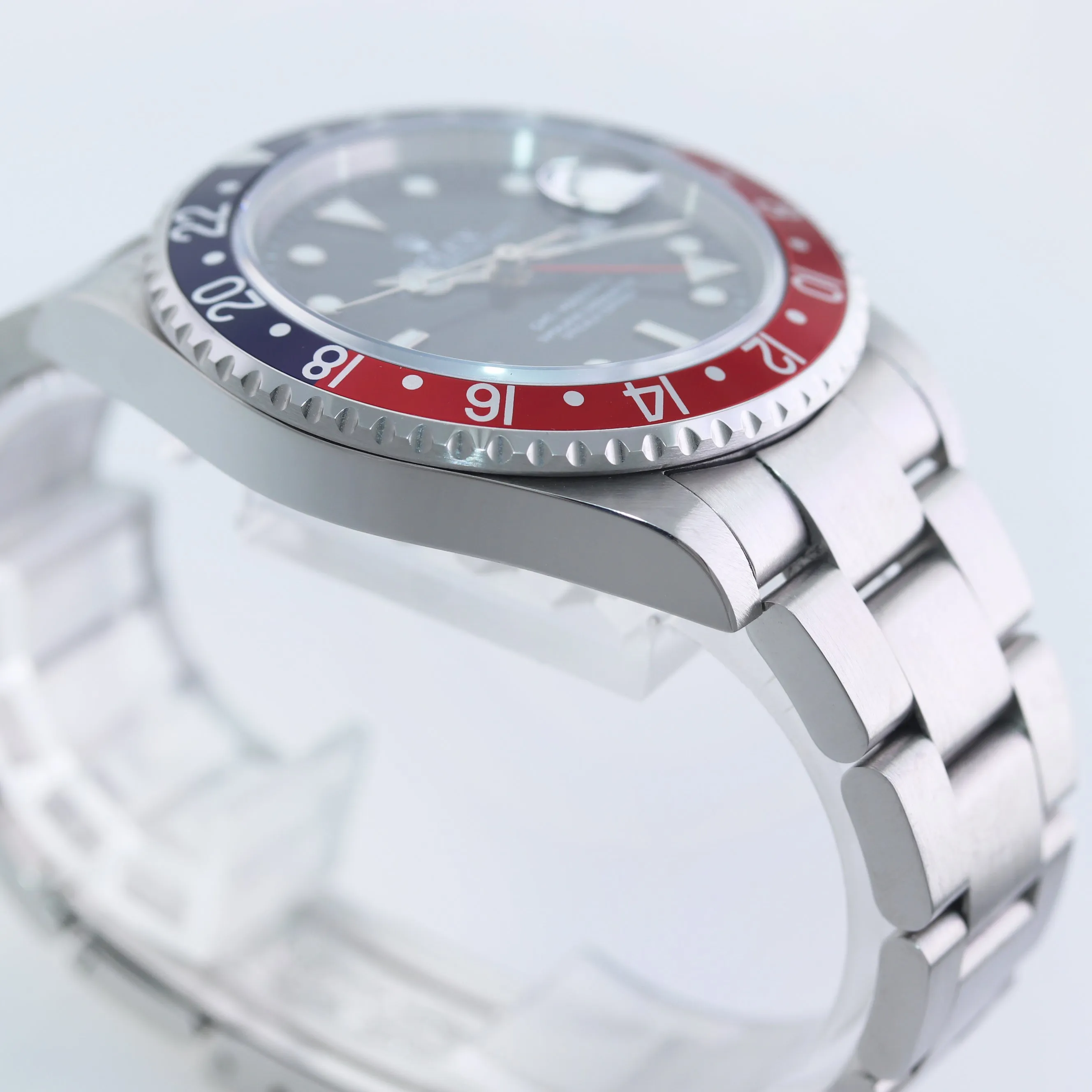 Copy of UNPOLISHED PAPERS 2008 Rolex GMT-Master II PEPSI 3186 Steel Blue 16710 Watch