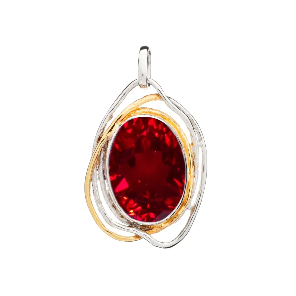 Cosmos Pendant Large in various gemstones