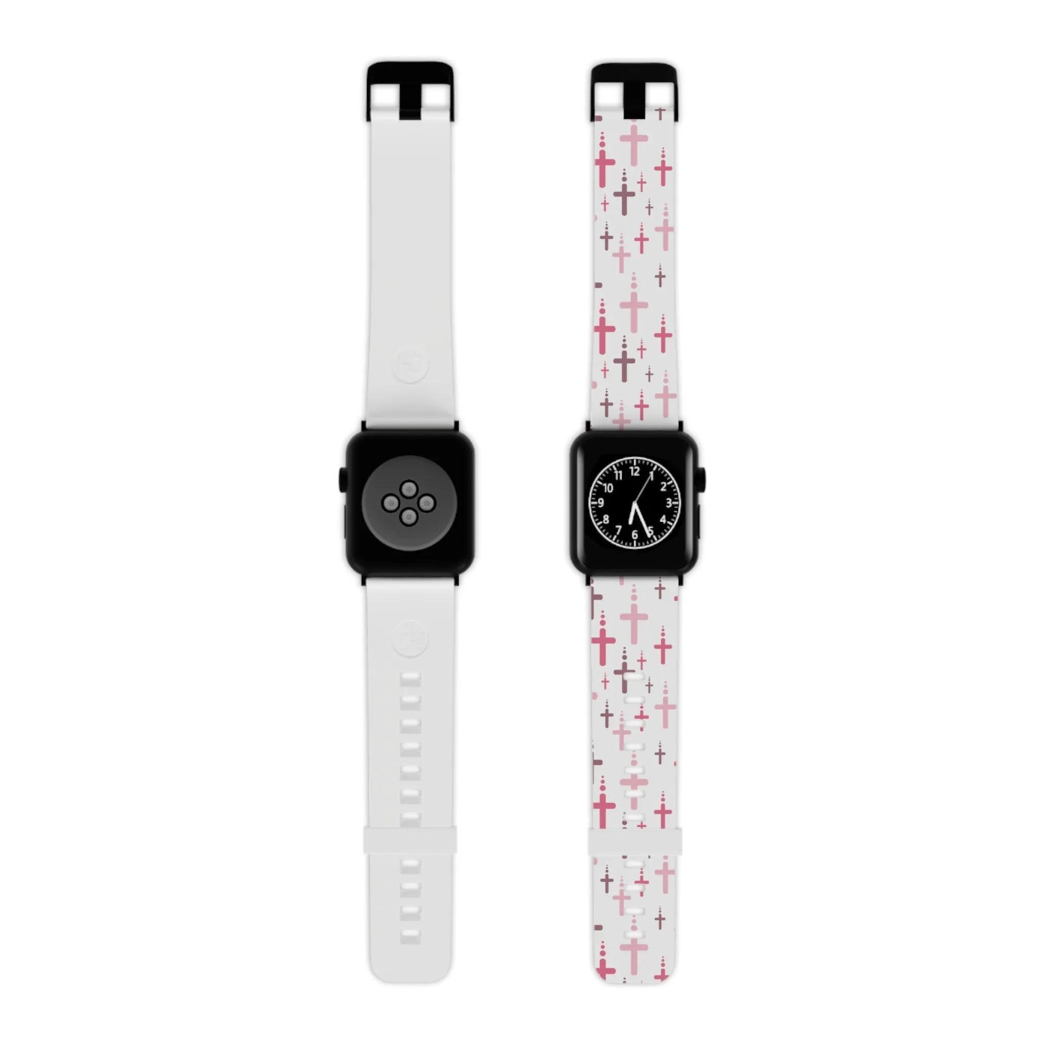 Crosses Watch Band - Pink/White for Apple Watch 38/40/42/44