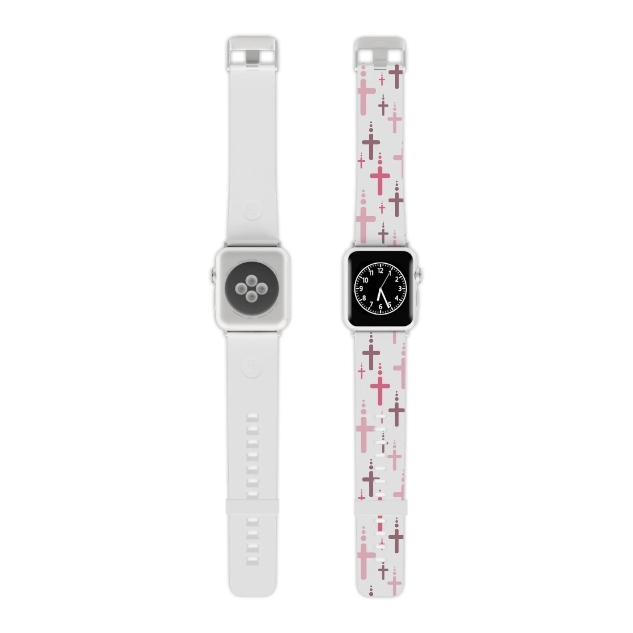 Crosses Watch Band - Pink/White for Apple Watch 38/40/42/44