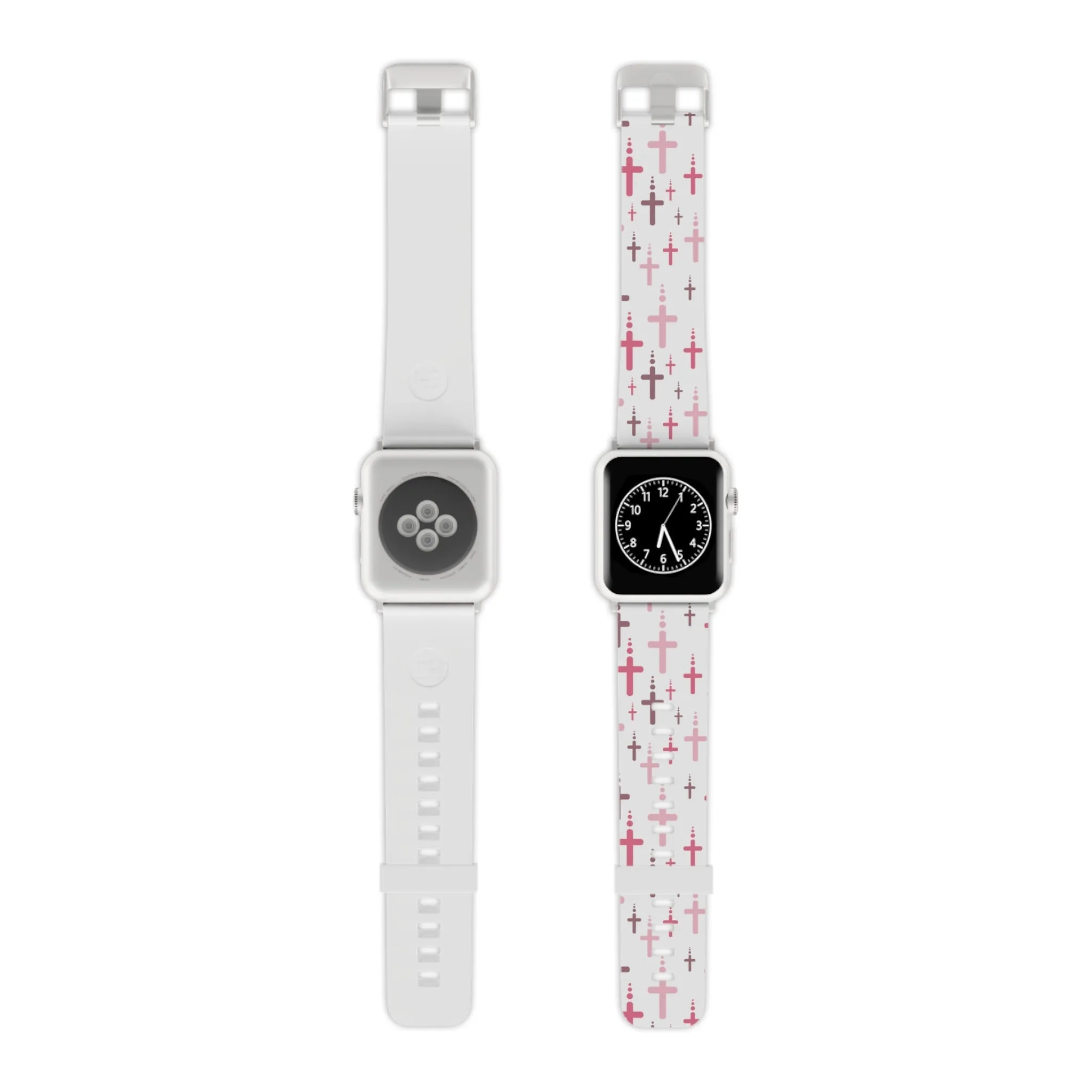 Crosses Watch Band - Pink/White for Apple Watch 38/40/42/44