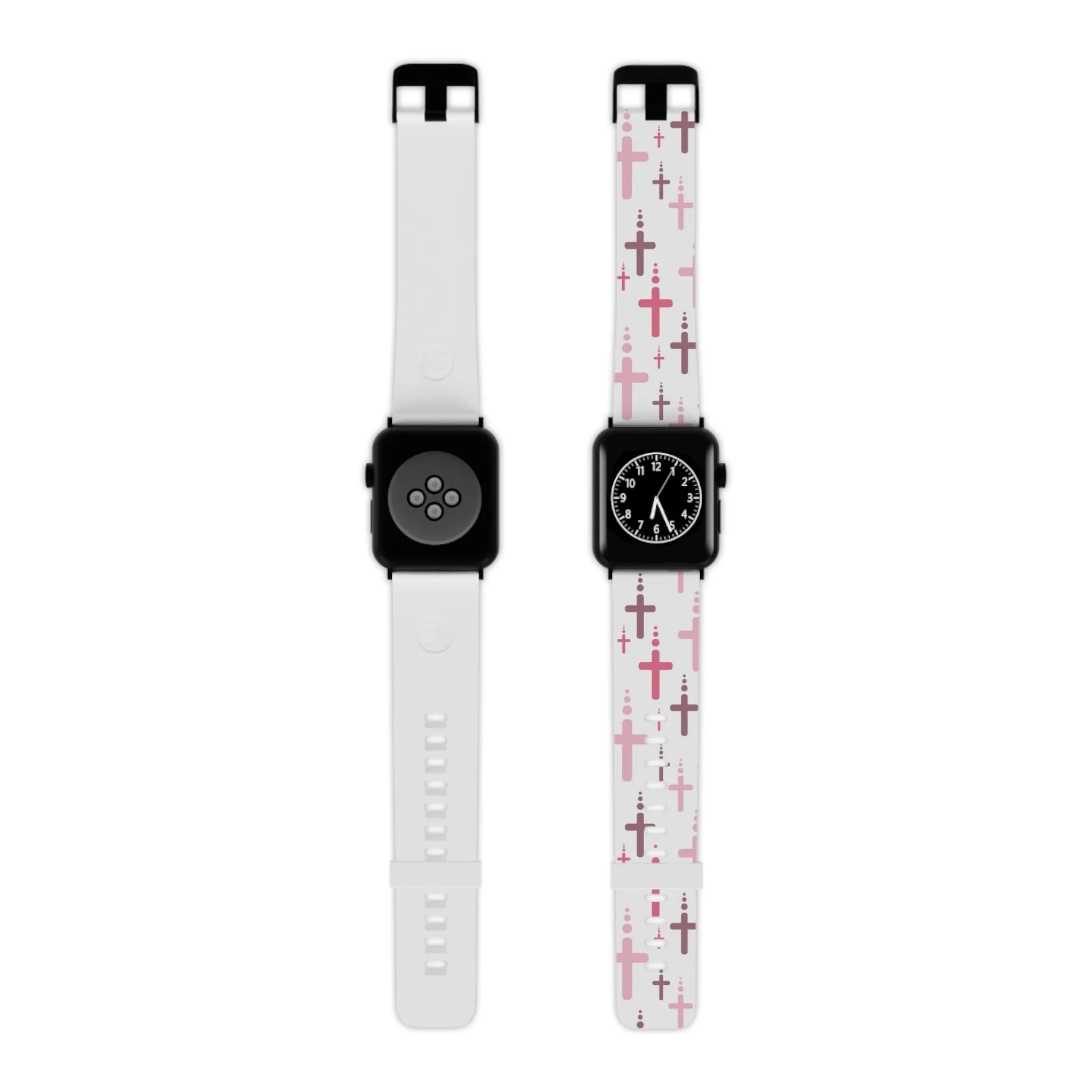 Crosses Watch Band - Pink/White for Apple Watch 38/40/42/44