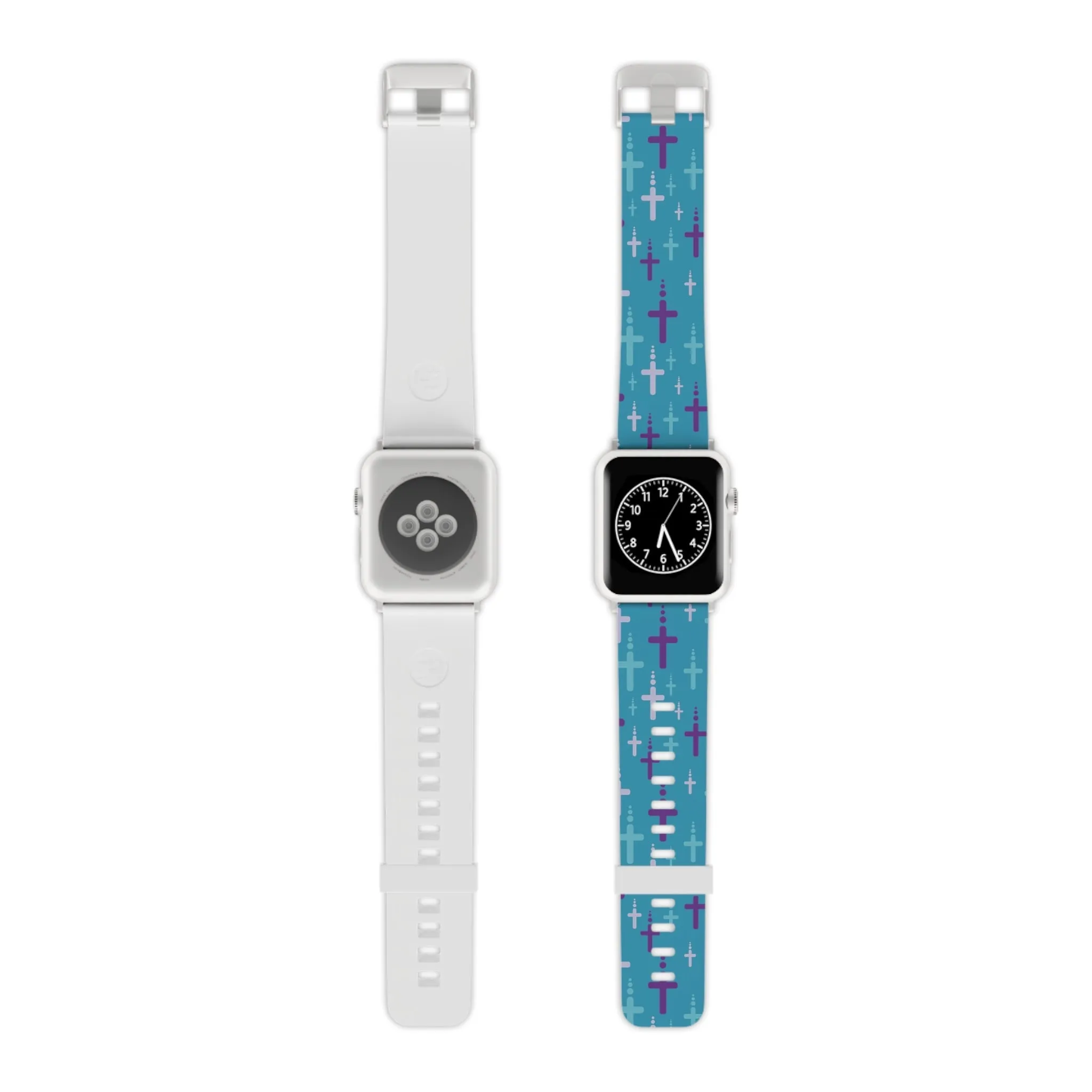 Crosses Watch Band - Turquoise/Purple/Turq for Apple Watch 38/40/42/44