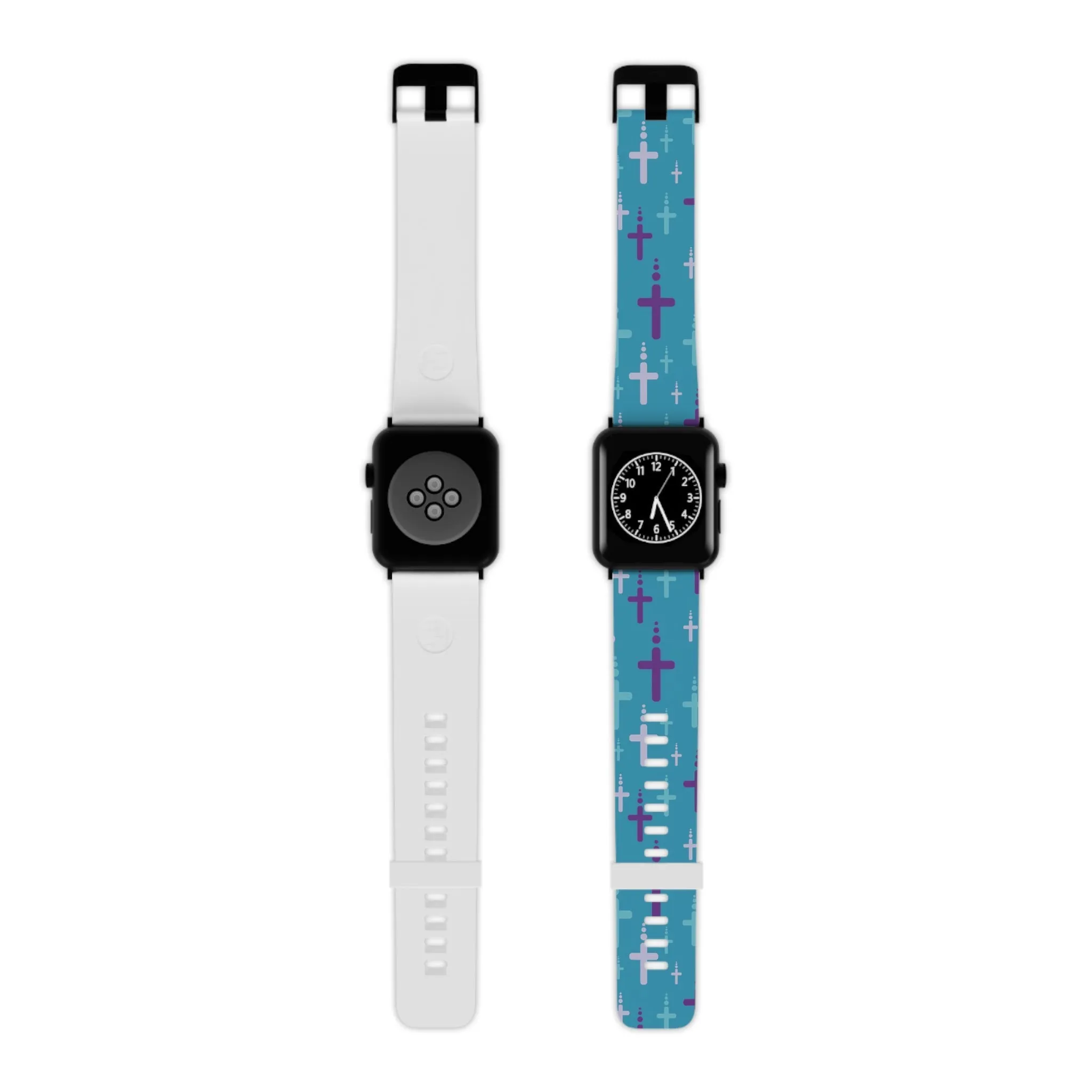 Crosses Watch Band - Turquoise/Purple/Turq for Apple Watch 38/40/42/44