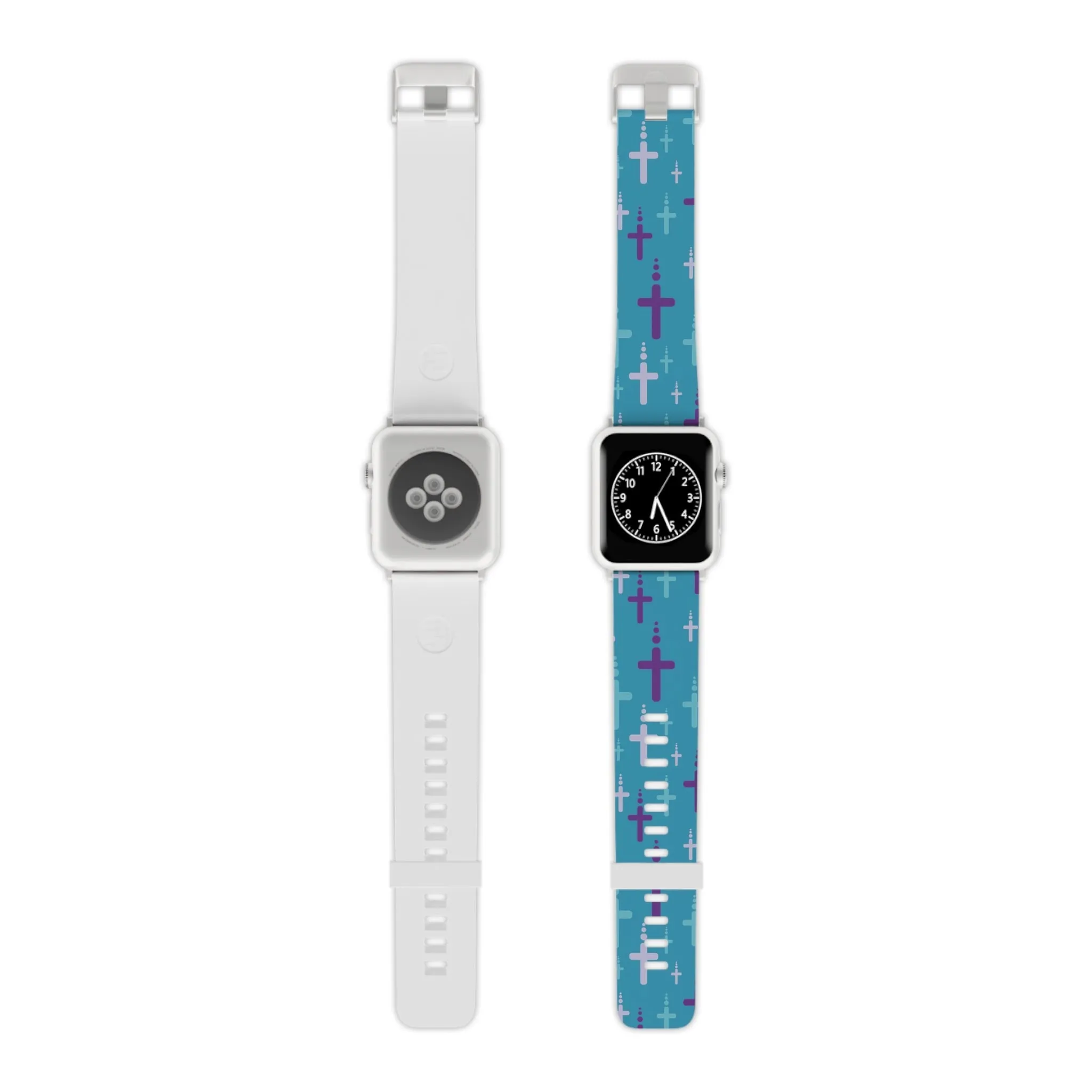 Crosses Watch Band - Turquoise/Purple/Turq for Apple Watch 38/40/42/44
