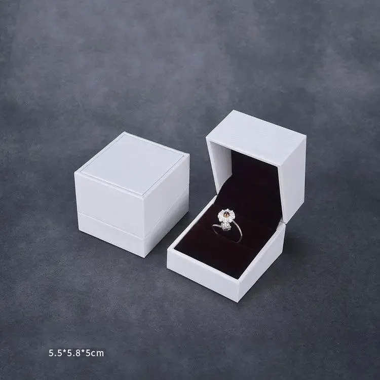 Custom LOGO Small Gift Black Jewellery Boxes