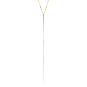 Dew Disc Chain Necklace - 14K Gold Filled