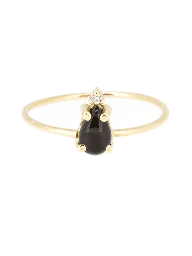 Dewdrop Gem Diamond Ring