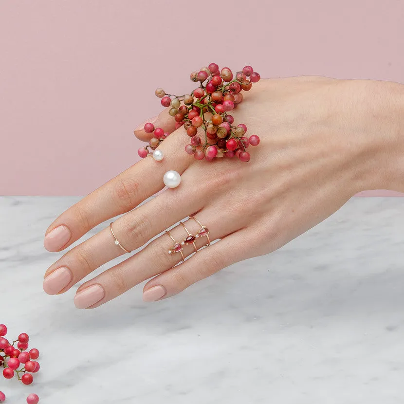 Dewdrop Gem Diamond Ring