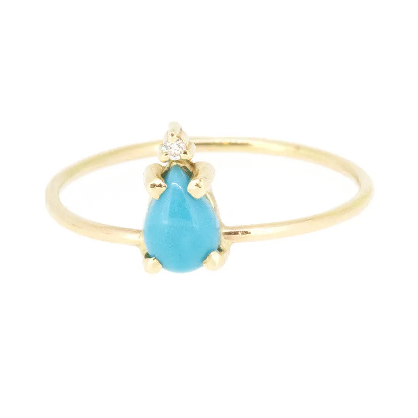 Dewdrop Gem Diamond Ring