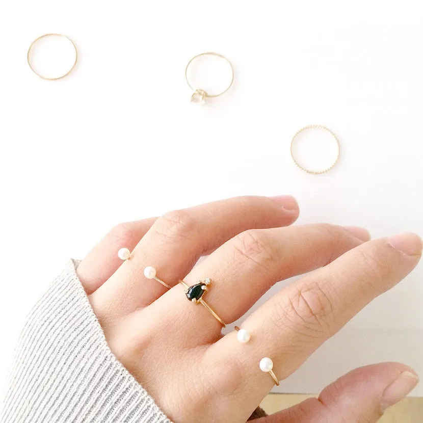 Dewdrop Gem Diamond Ring