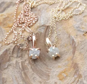 Diamond Necklace for Women | Raw Rough Uncut Natural Diamond Pendant