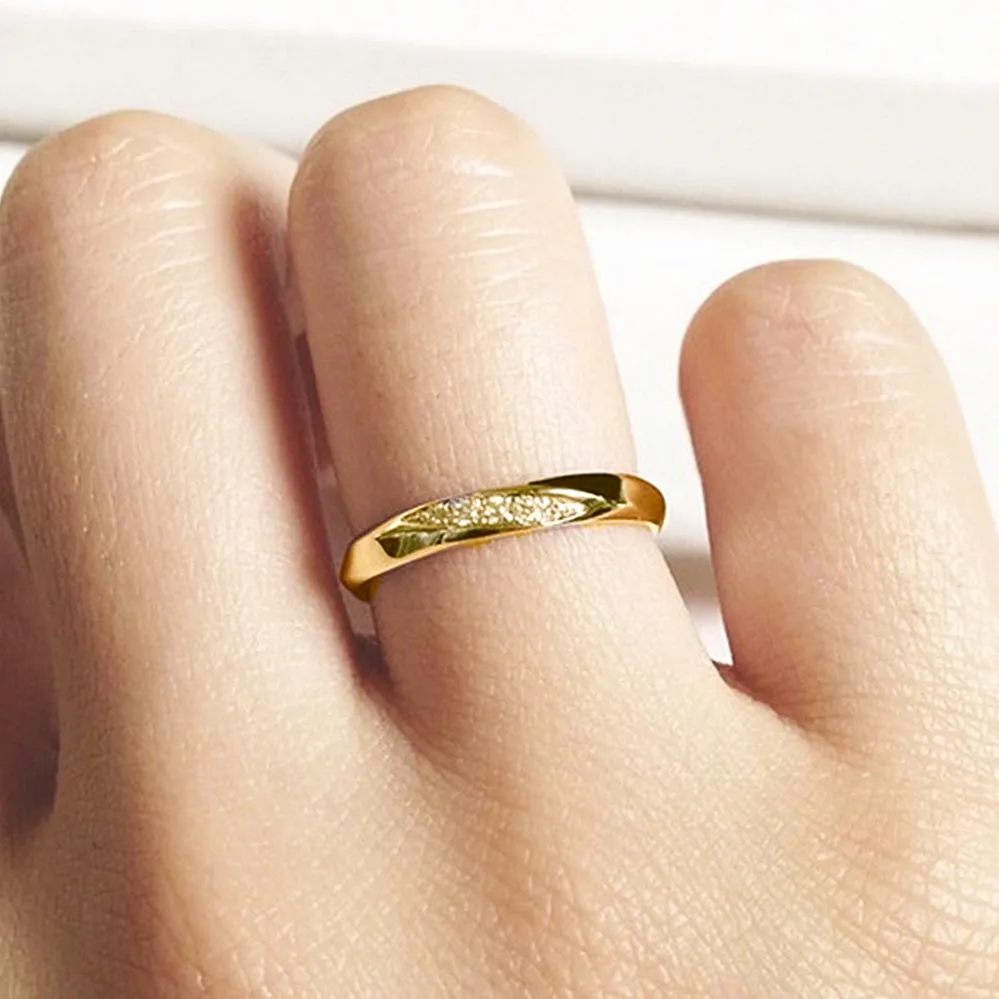 Diamond Wedding Matching Couple Rings
