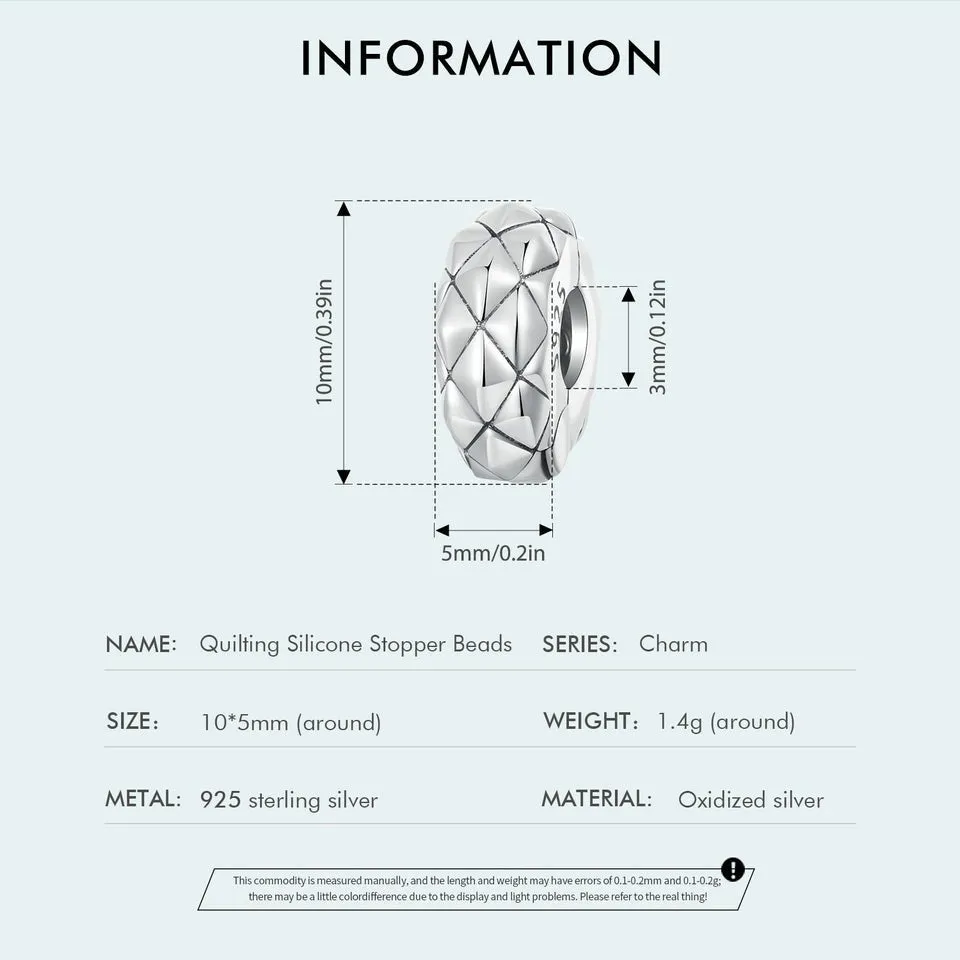 Diamoned Pattern Clip Stopper