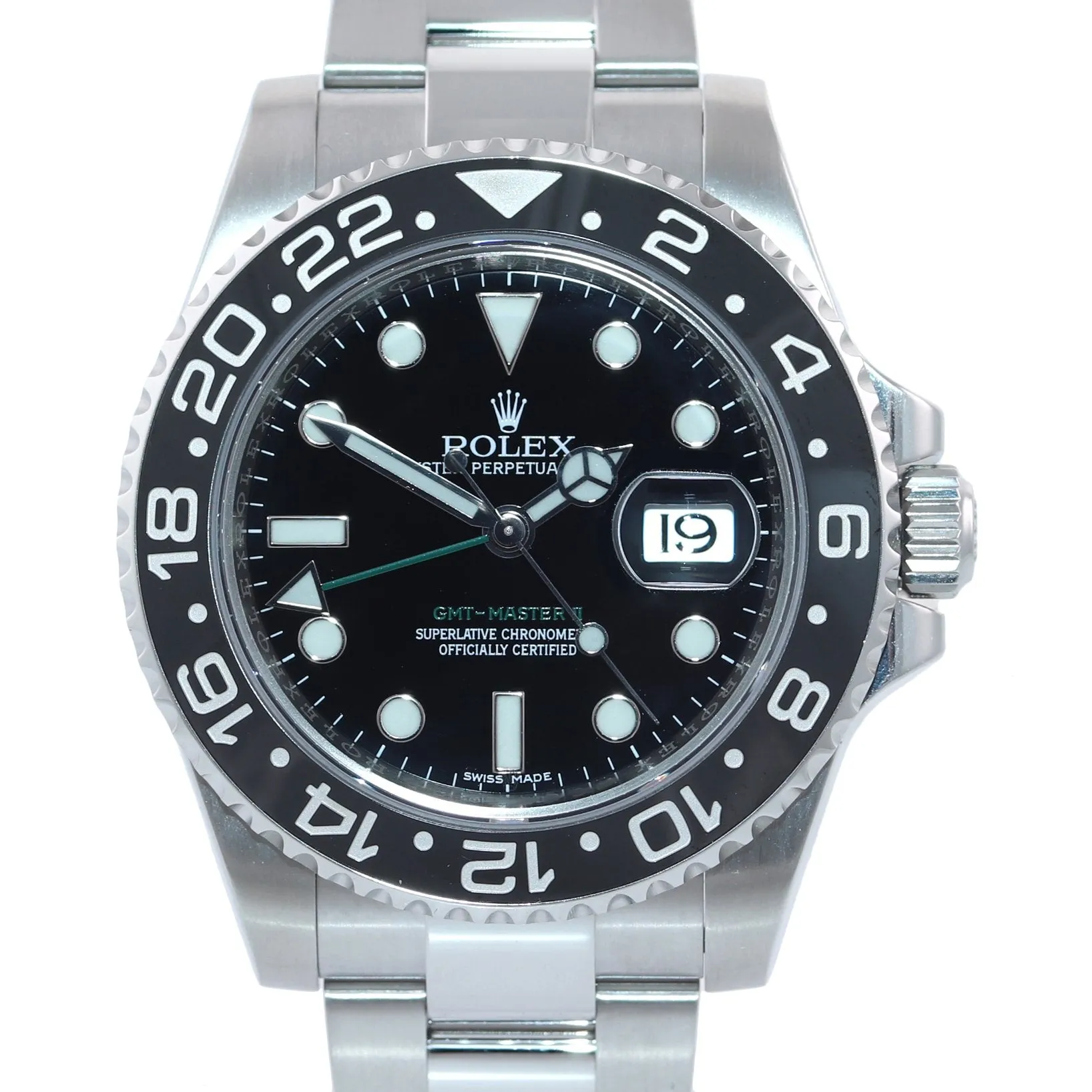 DISCONTINUED Rolex GMT Master II 116710 Steel Ceramic Black 40mm Watch Box
