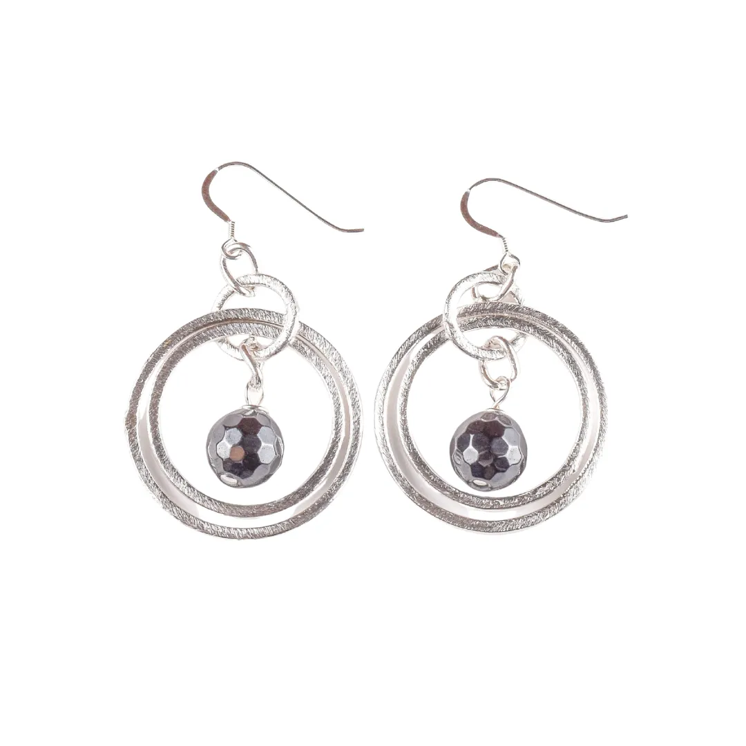 Double Circle Earrings