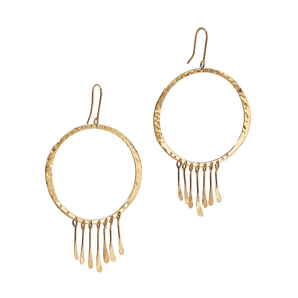 Dreamscape Dangling Hoops