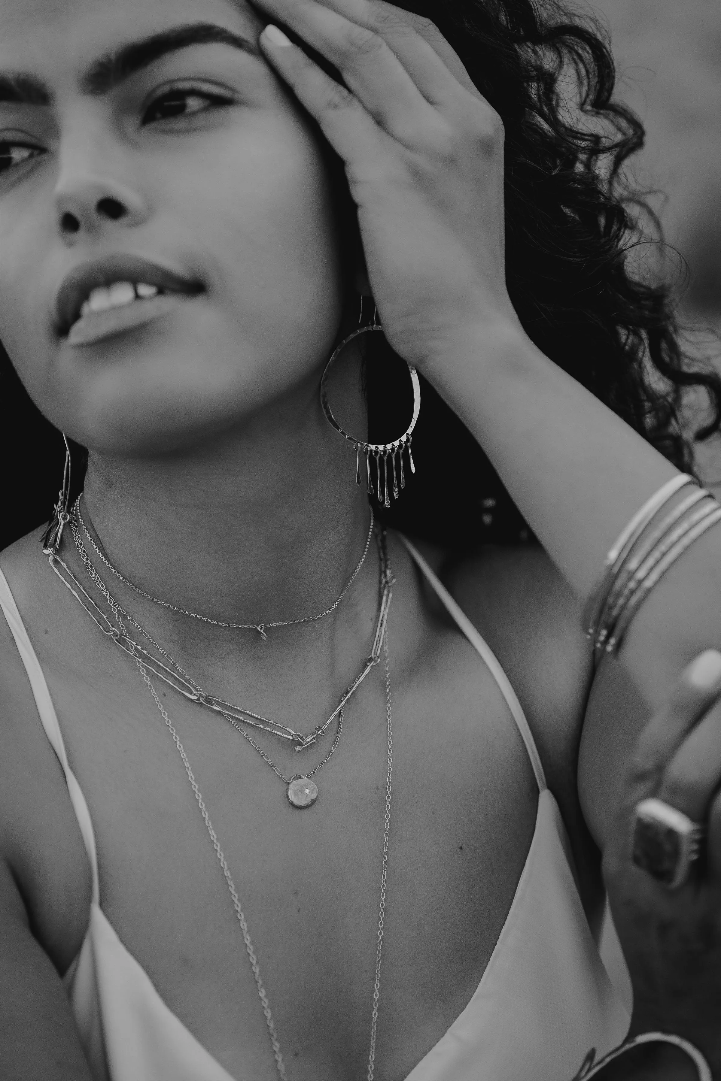 Dreamscape Dangling Hoops