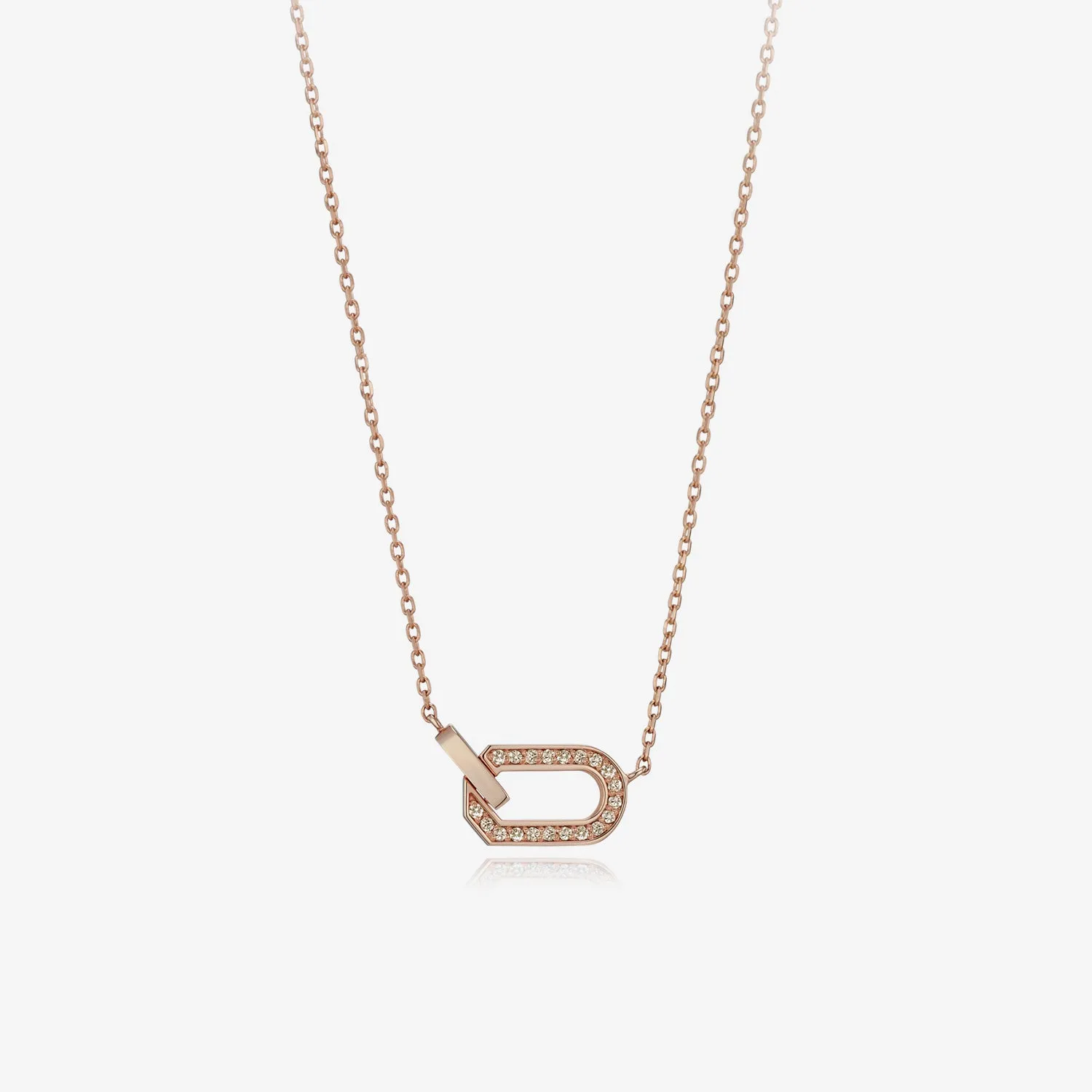 Dual D.D Gold Necklace JDRNR3S604S