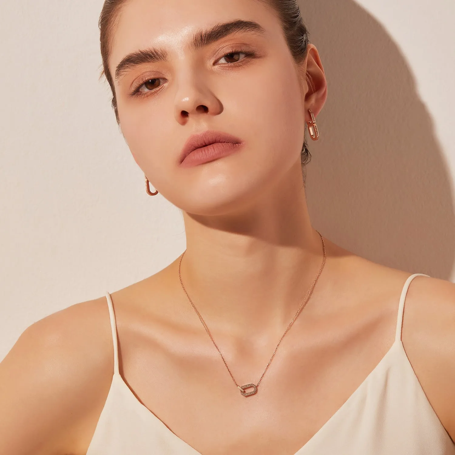 Dual D.D Gold Necklace JDRNR3S604S
