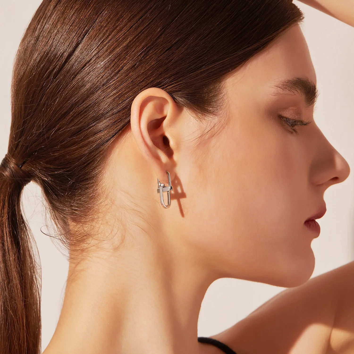Dual D.D Silver Earring JDRET3S41XX
