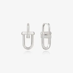 Dual D.D Silver Earring JDRET3S41XX