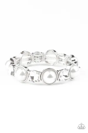 Elegant Entertainment White Paparazzi Bracelet