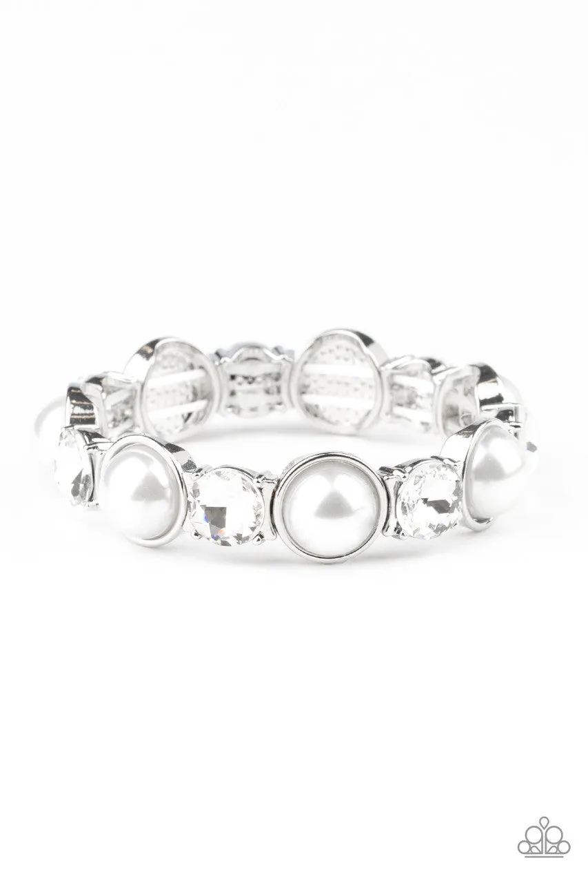 Elegant Entertainment White Paparazzi Bracelet