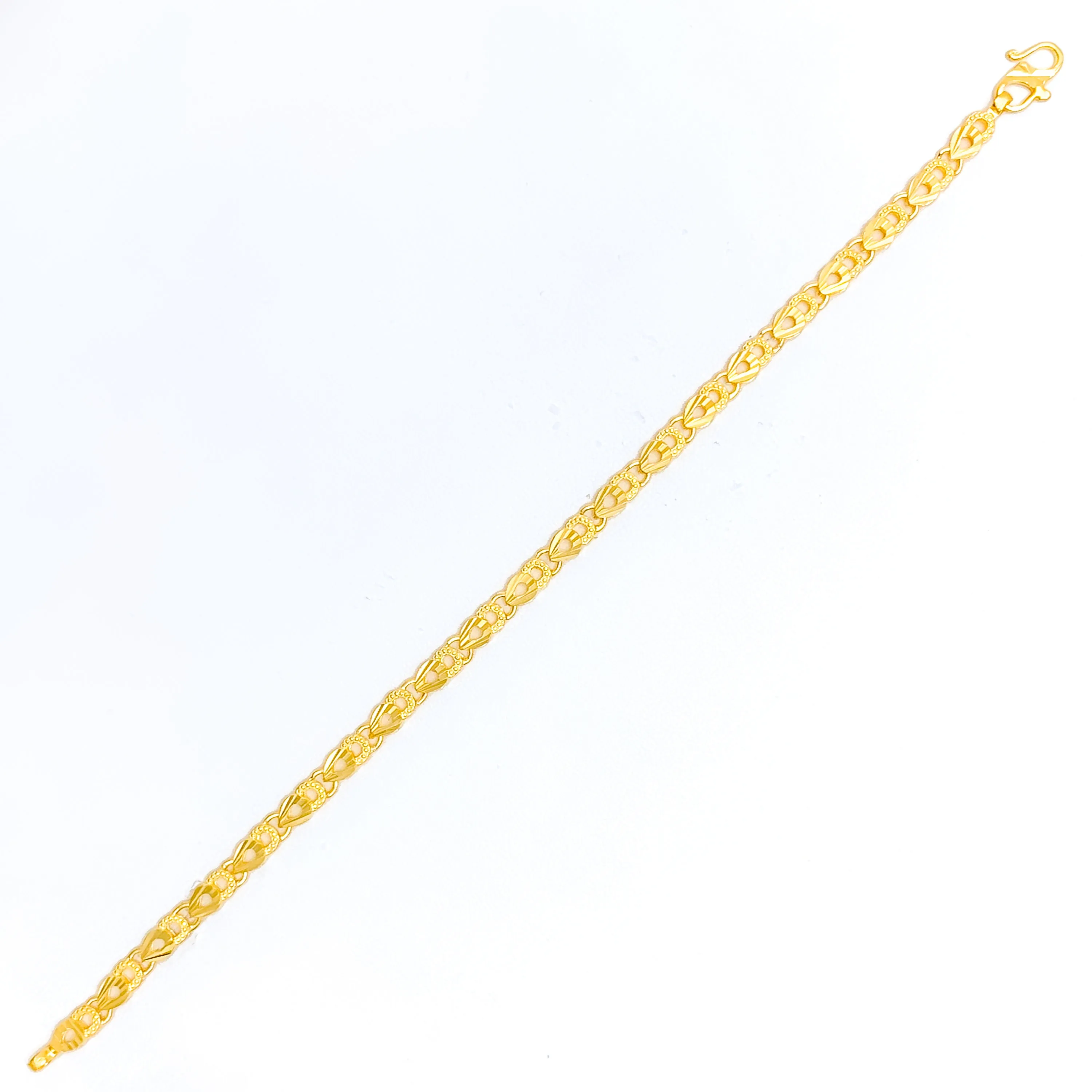 Elegant Shimmering 22k Gold Bracelet