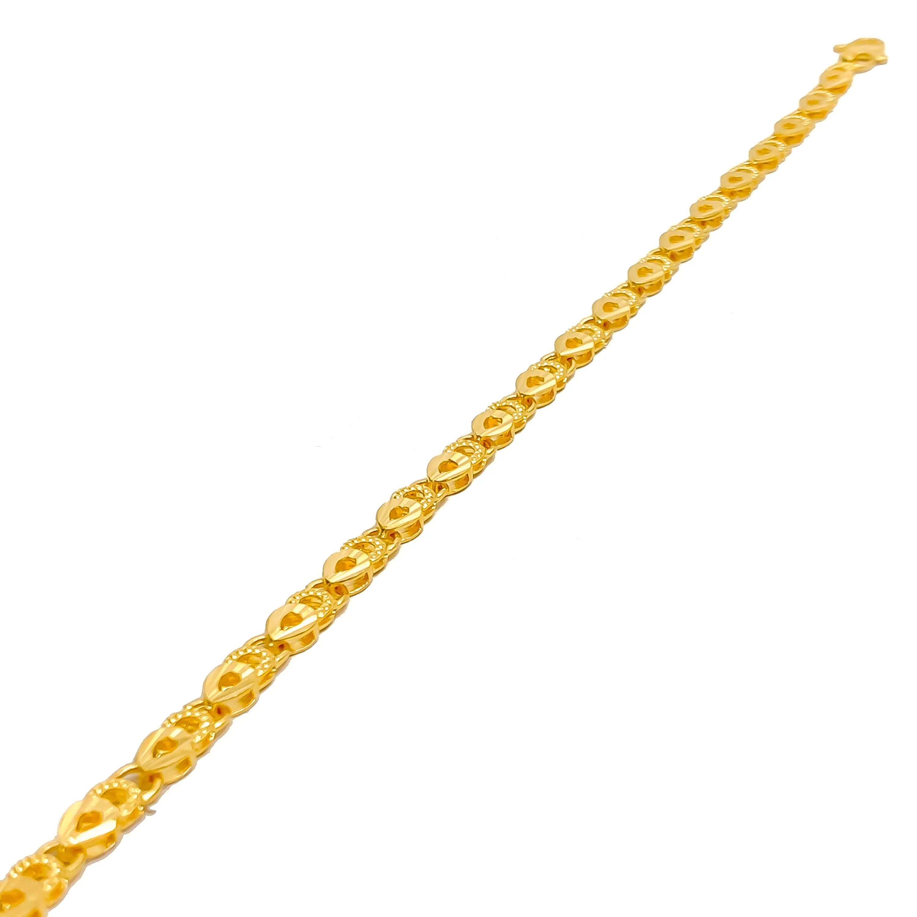 Elegant Shimmering 22k Gold Bracelet