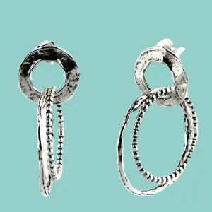 Elegant Sterling Silver Earrings for Women Dangle Earrings Israeli Jewelry