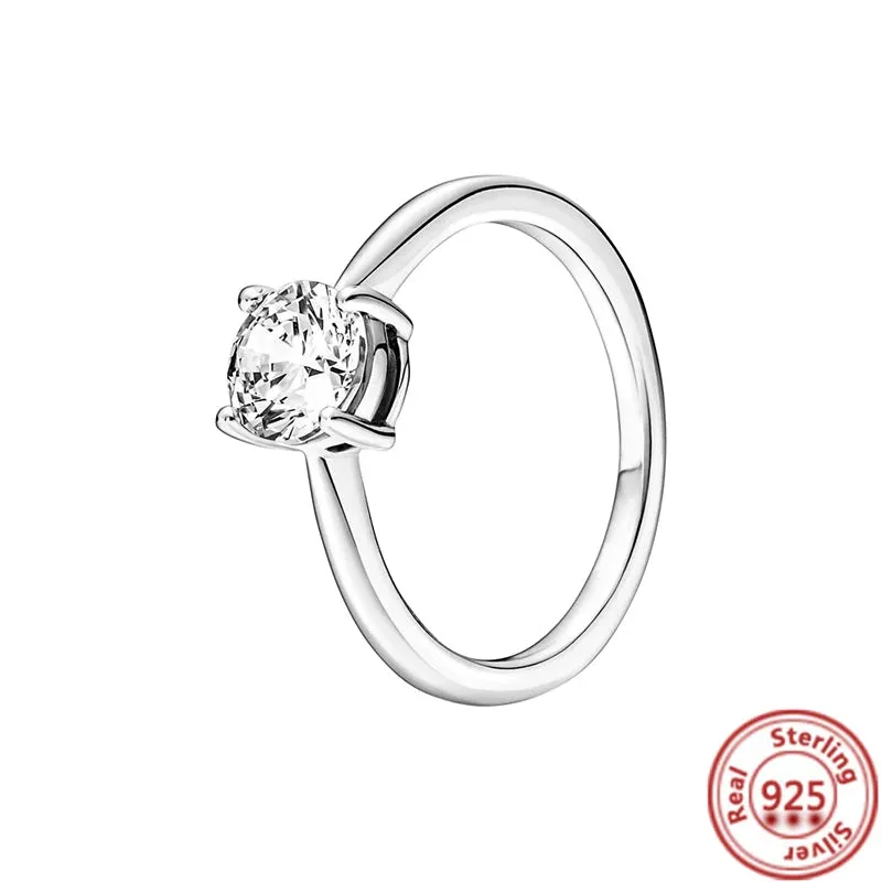Elegant Sterling Silver No-Tarnish Ring - Waterproof, Hypoallergenic, and Uniquely Designed