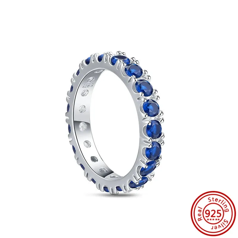 Elegant Sterling Silver No-Tarnish Ring - Waterproof, Hypoallergenic, and Uniquely Designed