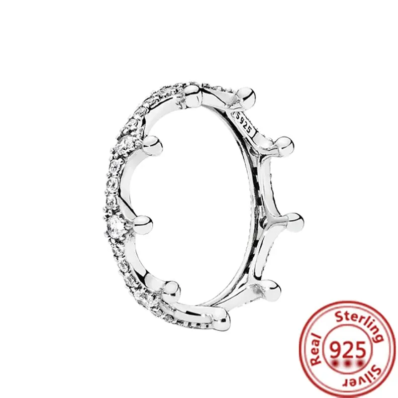 Elegant Sterling Silver No-Tarnish Ring - Waterproof, Hypoallergenic, and Uniquely Designed