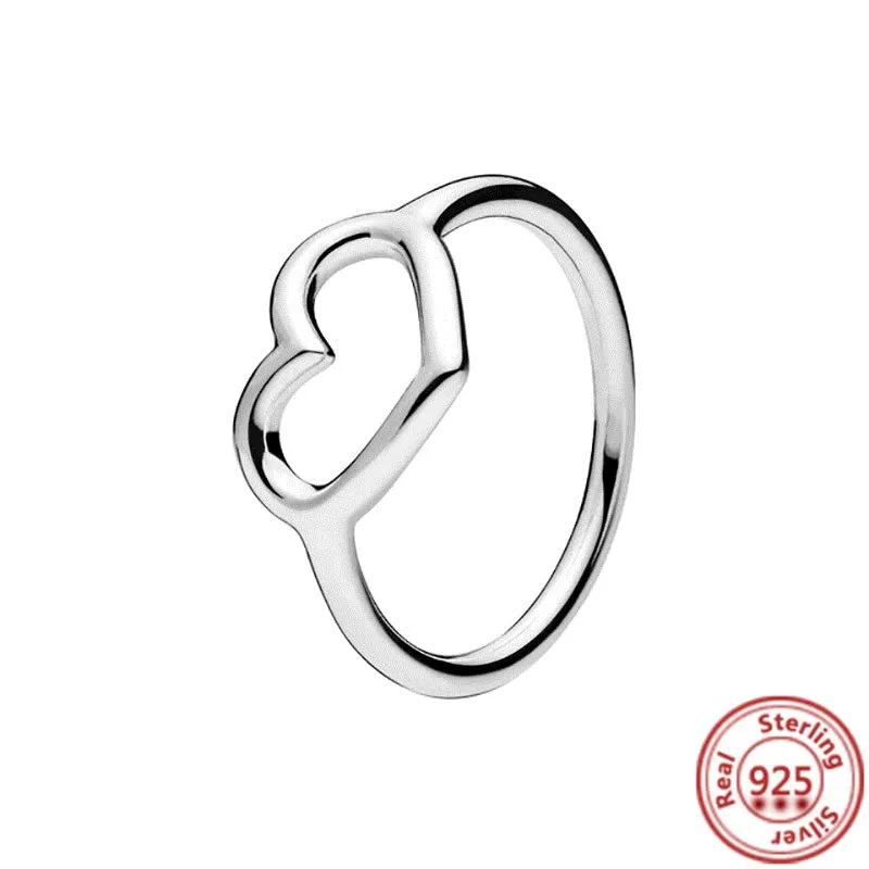 Elegant Sterling Silver No-Tarnish Ring - Waterproof, Hypoallergenic, and Uniquely Designed