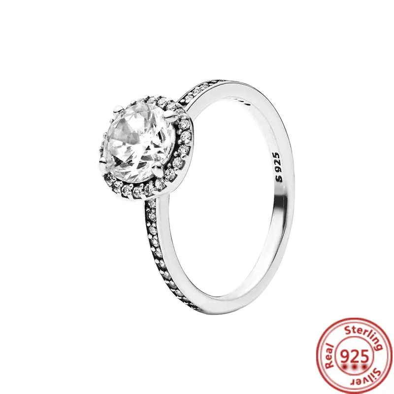 Elegant Sterling Silver No-Tarnish Ring - Waterproof, Hypoallergenic, and Uniquely Designed