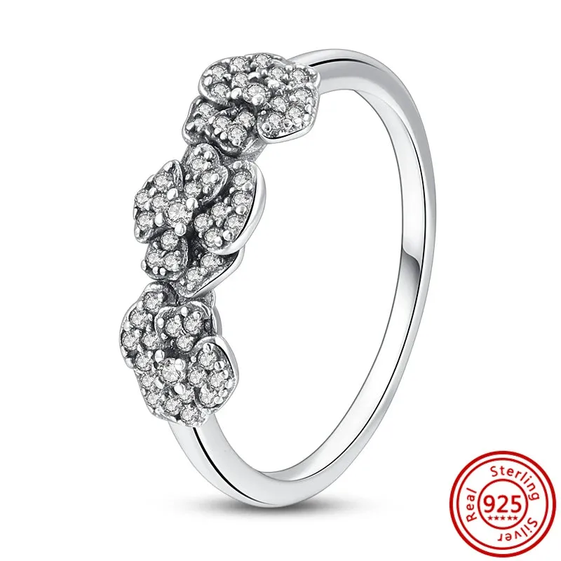 Elegant Sterling Silver No-Tarnish Ring - Waterproof, Hypoallergenic, and Uniquely Designed