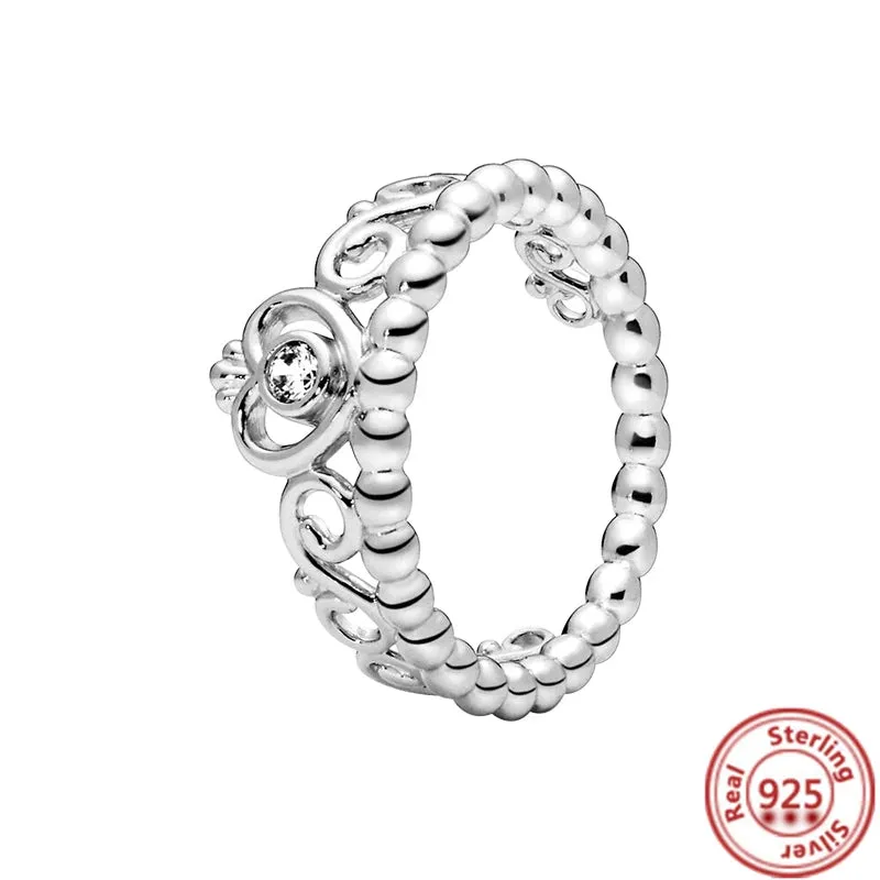 Elegant Sterling Silver No-Tarnish Ring - Waterproof, Hypoallergenic, and Uniquely Designed