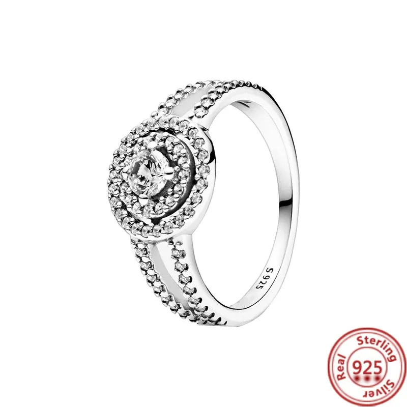 Elegant Sterling Silver No-Tarnish Ring - Waterproof, Hypoallergenic, and Uniquely Designed